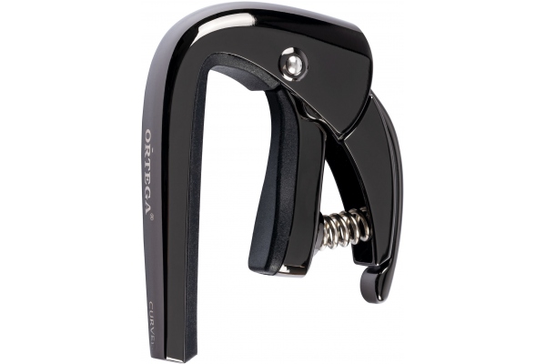 True Note Capo - Black Chrome Edition - for curved fretboards
