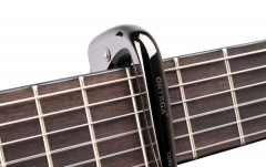 Capodastru chitară Ortega True Note Capo - Black Chrome Edition - for curved fretboards