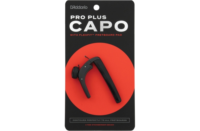 Capodastru Daddario Pro Plus Capo Black