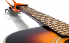 Capodastru Kyser Quick-Change Capo Acoustic Guitar Orange Blaze