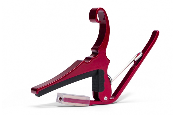 Capodastru Kyser Quick-Change Capo Acoustic Guitar Ruby Red