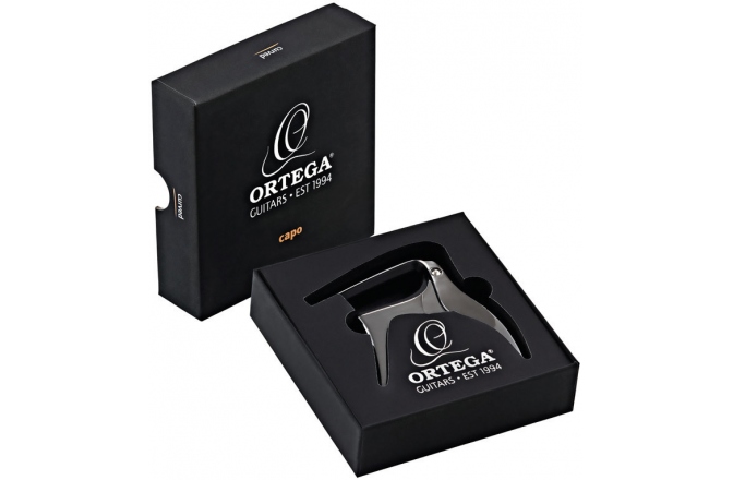 Capodastru Ortega Capodaster Curved Special Edition Black Chrome with Gift Box