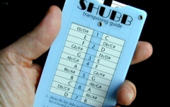 Capodastru Transposing Guide Shubb Capodastru Transposing Guide
