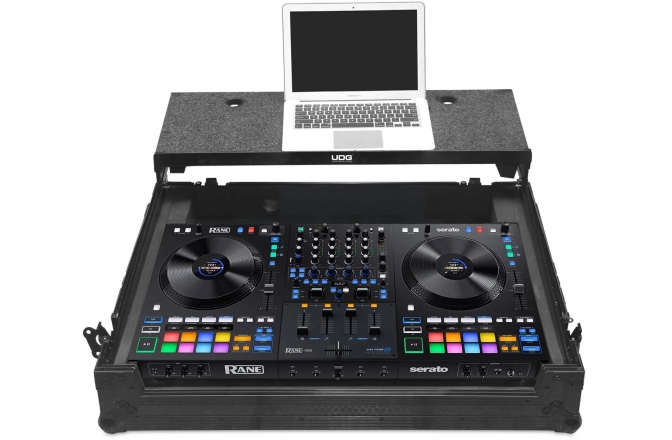 Carcasă console Rane UDG Ultimate Flight Case Rane Performer & Four Plus (Laptop Shelf + Wheels) 