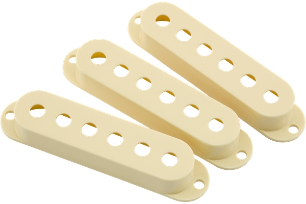 Road Worn Stratocaster Pickup Covers Aged White (3)