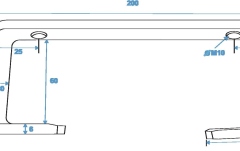 Cârlig de montare Eurolite TCH-50/20 C-Clamp silver