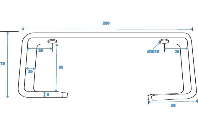 Cârlig de montare Eurolite TCH-50/20 C-Clamp silver