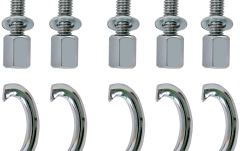 Carlig Latin Percussion Carlig Brazilian LP3010 LP3010N LP3012 LP3012-SM Pandeiro - LP3006 Tamborim Chrom