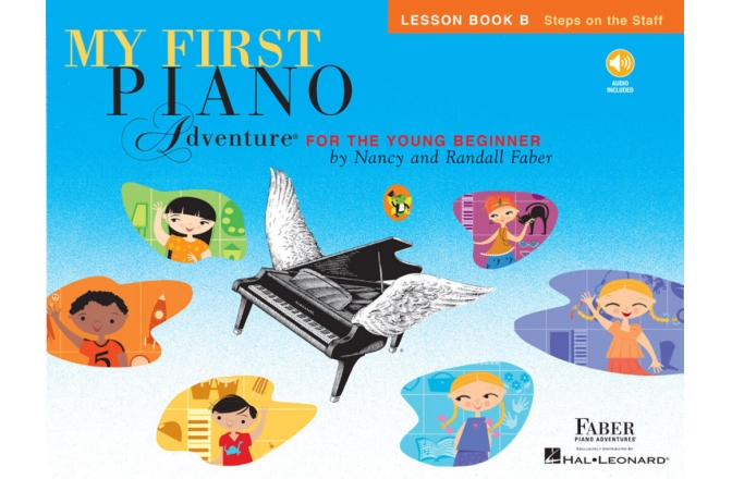 Carte Audio cu Lecții de Pian No brand My First Piano Adventure Lesson Book B