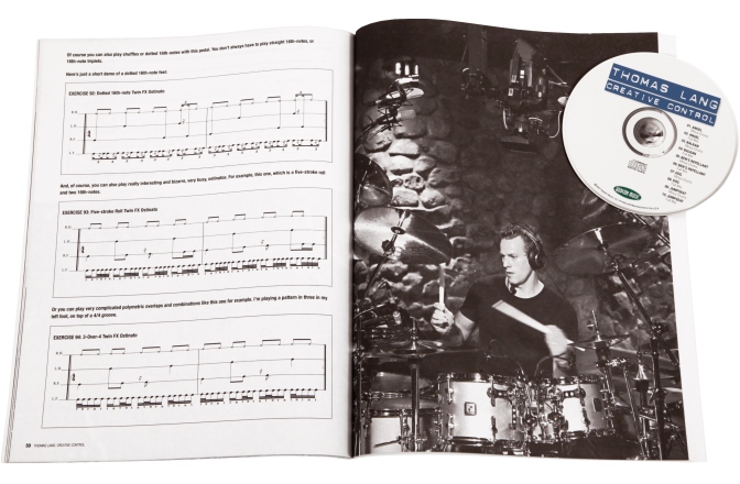 Carte cu metode+CD Meinl Thomas Lang "Creative Control" Book with Play-Along CD