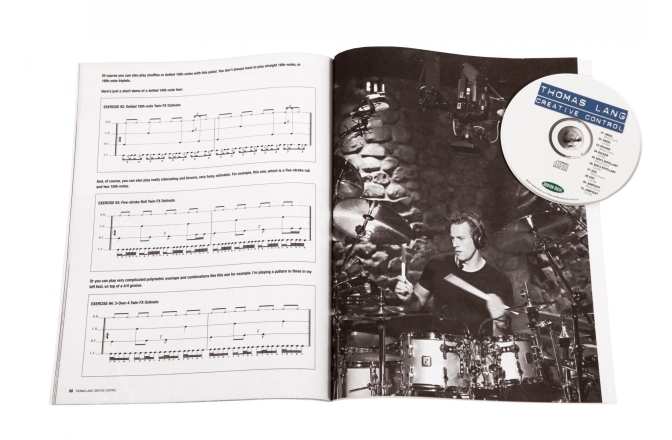 Carte cu metode+CD Meinl Thomas Lang "Creative Control" Book with Play-Along CD