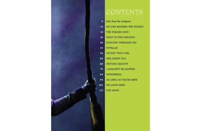 Carte partituri pian / voce No brand Wicked Piano/Vocal Selection