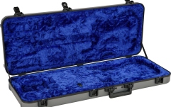 Case de Chitară Fender Deluxe Molded Strat/Tele Case Silver/Blue