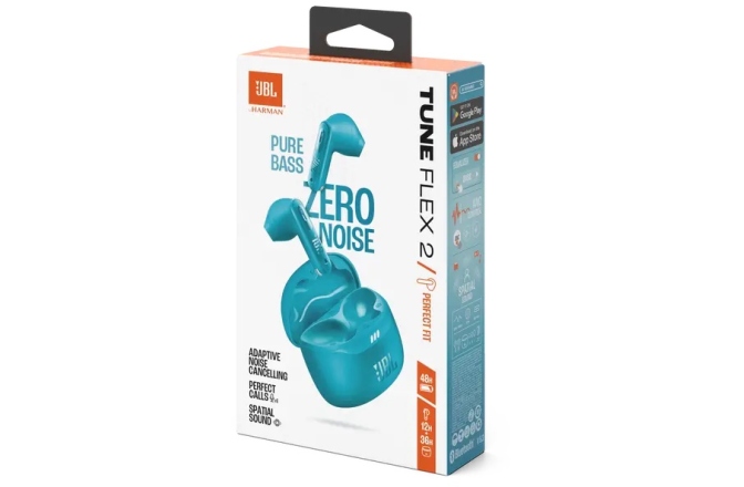 Căști Bluetooth In-Ear JBL Tune Flex 2  Turqoise