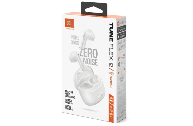 Căști Bluetooth In-Ear JBL Tune Flex 2 White
