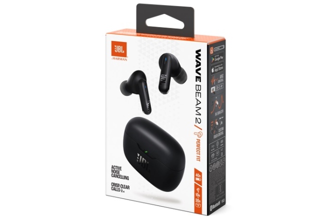Căști Bluetooth In-Ear JBL Wave Beam 2 Black