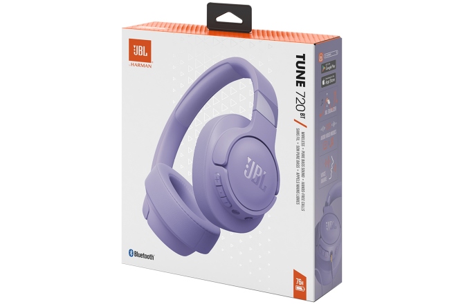 Căști Bluetooth JBL Tune 720BT Purple