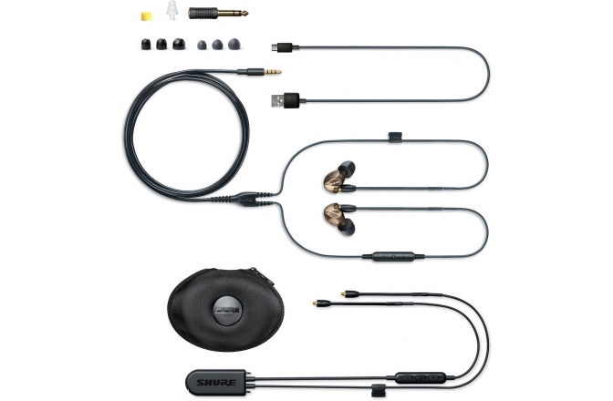 Casti in-ear + cablu Bluetooth Shure SE535 V + BT2
