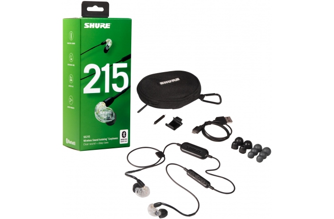 Casti in-ear cu Bluetooth Shure SE215-CL + BT1