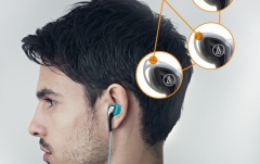 Casti in-ear Audio-Technica SPORT-2 BL