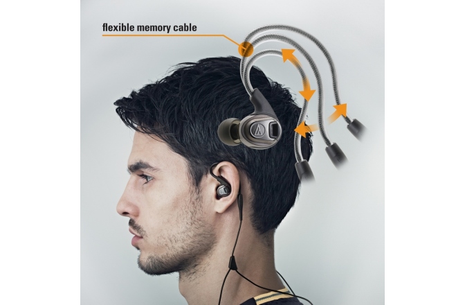 Casti in-ear Audio-Technica SPORT-3 BK
