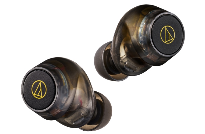 Căști in-ear wireless Audio-Technica ATH-CKS30TW+ Transparent Black