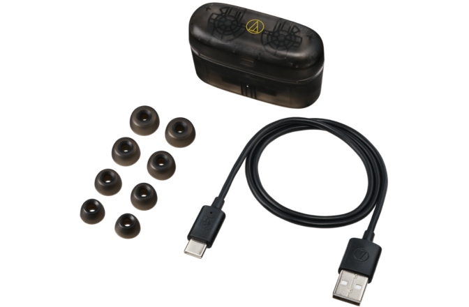 Căști in-ear wireless Audio-Technica ATH-CKS30TW+ Transparent Black