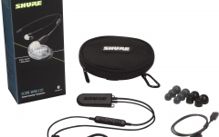 Casti  in-ear wireless Bluetooth Shure SE215 Clear + BT2