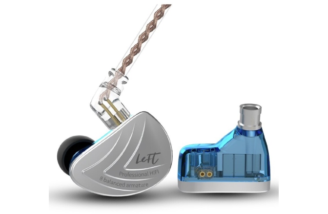 Caști Monitorizare In-ear KZ Acoustics AS16 Blue