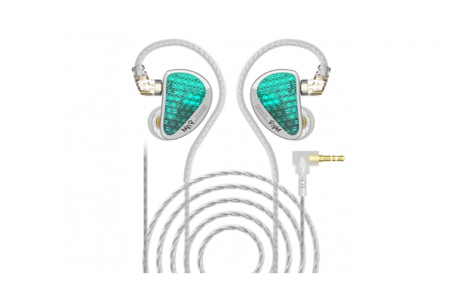 Caști Monitorizare In-ear KZ Acoustics AS16 Pro Cyan