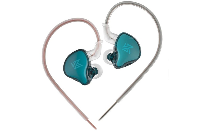 Casti monitorizare In-ear KZ Acoustics EDCX Cyan