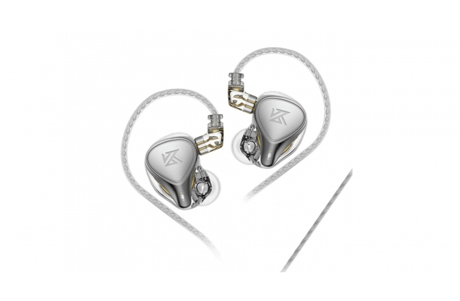 Căști Monitorizare In-Ear KZ Acoustics ZEX Pro Pearl Silver