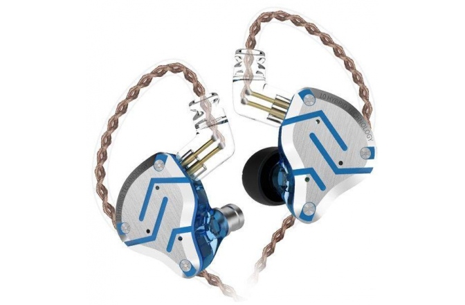 Căști Monitorizare In-Ear KZ Acoustics ZS10 Pro Glare Blue