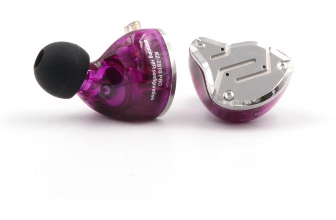 Căști Monitorizare In-ear KZ Acoustics ZS10 Pro Purple 