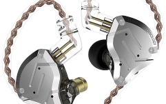 Casti monitorizare In-Ear KZ Acoustics ZS10 PRO Silver Black