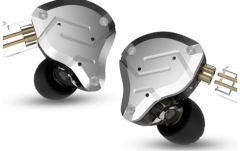 Casti monitorizare In-Ear KZ Acoustics ZS10 PRO Silver Black