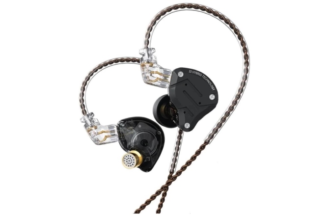 Căști Monitorizare In-Ear KZ Acoustics ZS10 Pro Stone Black