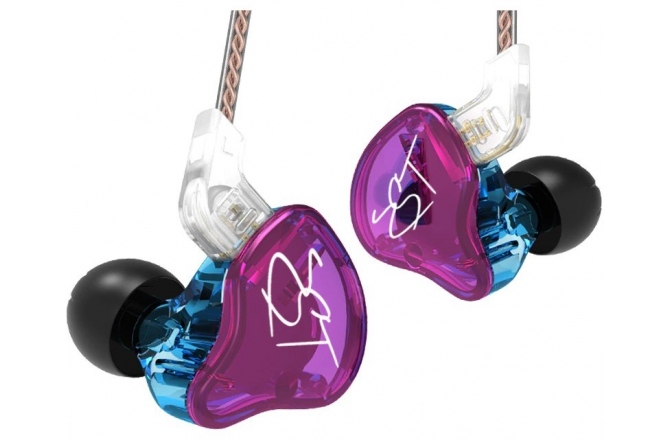 Căști Monitorizare In-Ear KZ Acoustics ZST X Purple