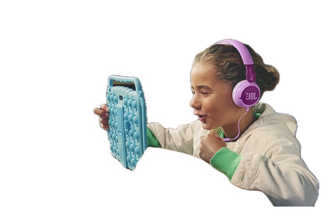 Căști pentru copii JBL Junior 320 Purple