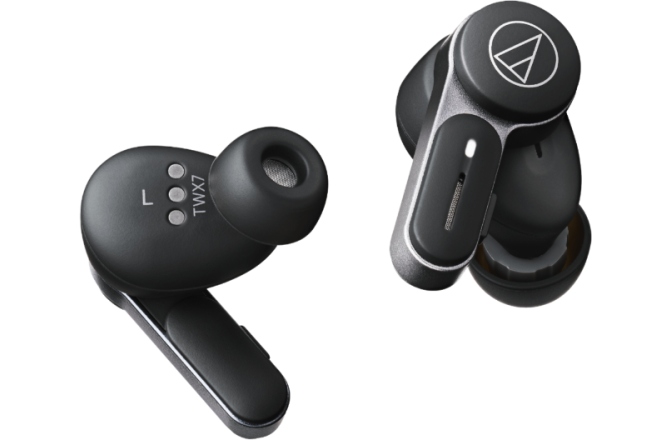 Căști wireless de tip in-ear Audio-Technica ATH-TWX7 BK