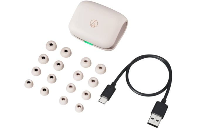 Căști wireless de tip in-ear Audio-Technica ATH-TWX7 WH