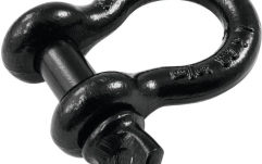 Cătușă lumini SafeCase Shackle 16mm black with Screwbolt
