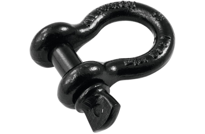 Cătușă lumini SafeCase Shackle 16mm black with Screwbolt