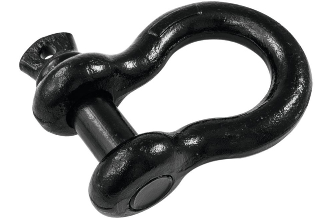 Cătușă lumini SafeCase Shackle 22mm black with Screwbolt