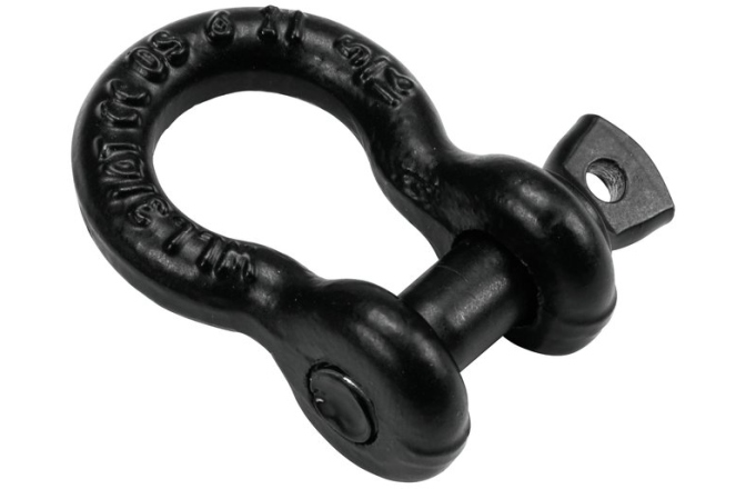 Cătușă lumini SafeCase Shackle 8mm black with Screwbolt