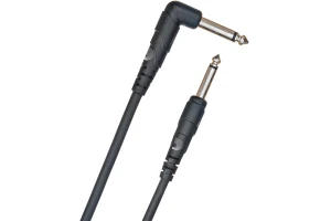 Daddario Classic Series Instrument Cable Right Angle Plug 6m
