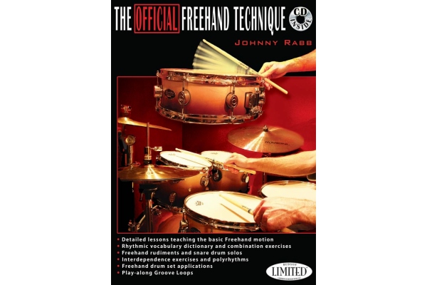 Johnny Rabb "The Official Freehand Technique" textbook incl. CD - English