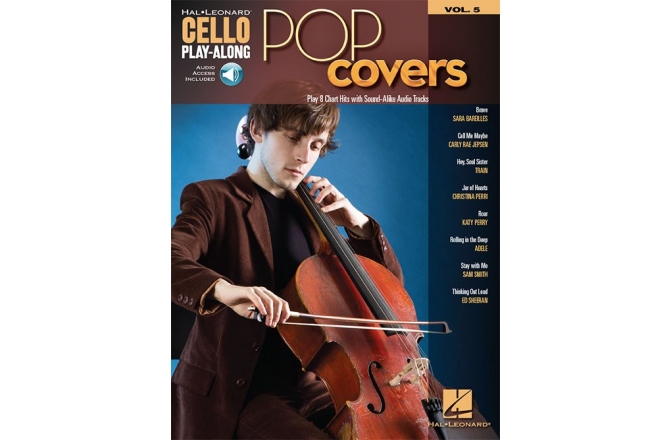 No brand Cello Play-Along Volume 5: Pop Covers (Book/Online Audio)