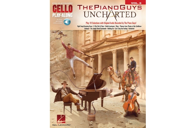 No brand Cello Play-Along Volume 6: The Piano Guys – Uncharted (Book/Online Audio)