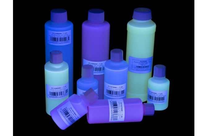 Cerneală pentru ștampilă UV, galben Eurolite UV-active Stamp Ink, transparent yellow, 250ml